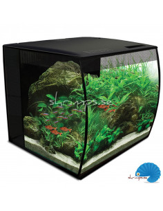 Fluval Flex LED 34L Svart | Nanoakvarium | Shrimps.se
