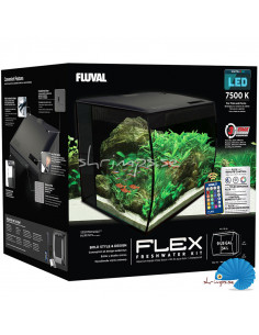 Fluval Flex LED 34L Svart | Nanoakvarium | Shrimps.se 2