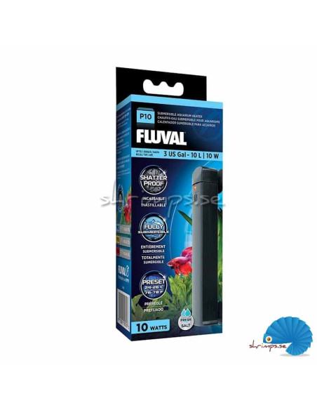 Fluval - P10 Submersible Heater, 10W, up to 10 L
