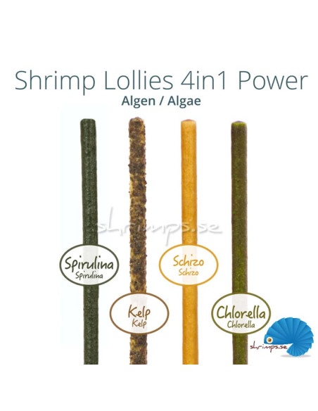 GlasGarten - Shrimp Lollies - 4in1 Power - Algae