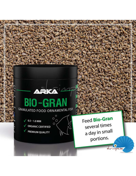 ARKA - BioGran - Bio-Granulat fiskfoder - 250ml (115 g)