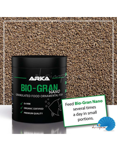 ARKA - BioGran Nano - Granulat yngelfoder - 150ml (75g)