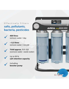 ARKA - myAqua® 400 – Omvänd osmos med högtryckspump, upp till 400 l/dag 2