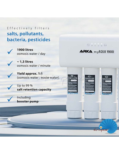 ARKA - myAqua1900 - Reverse osmosis for up to 1900 l/day