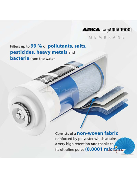 ARKA - myAqua1900 - Reverse osmosis for up to 1900 l/day