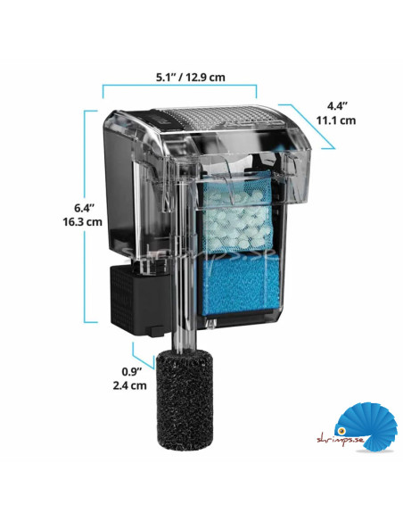 Fluva - Aquaclear - AC 20 - Hangon Filter 379 L/h 18-76l