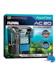 Fluva - Aquaclear - AC 20 - Hangon Filter 379 L/h 18-76l