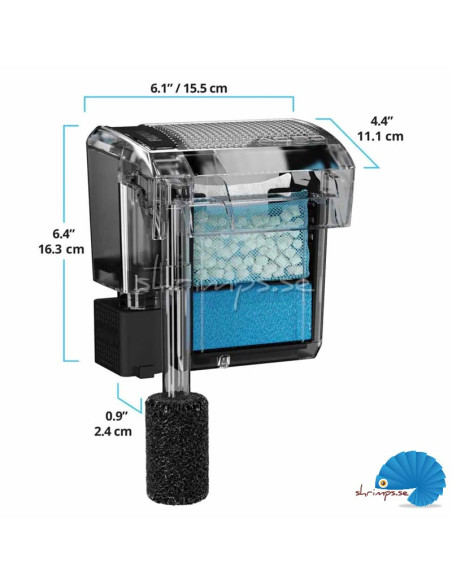 Fluva - Aquaclear - AC 30 - Hangon Filter 569 L/h 38-114l