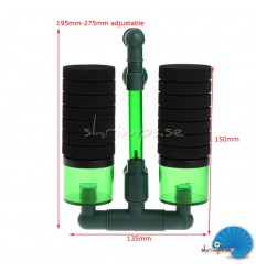 Qanvee Bio Sponge Filter is a multi-filtration equipment for shrimp. 2