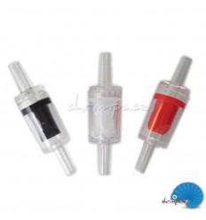 One way non-return check valve aquarium co2 system air pump (red)